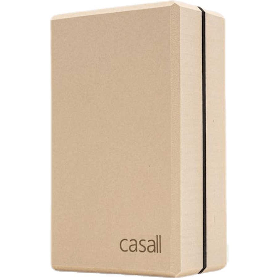 Yoga block bamboo Beige
