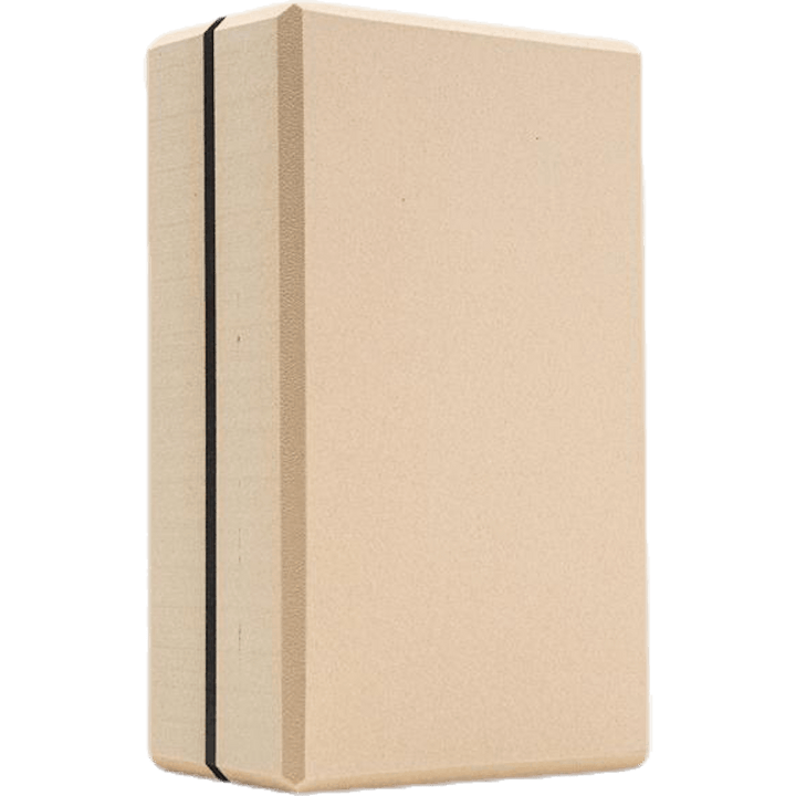 Yoga block bamboo Beige