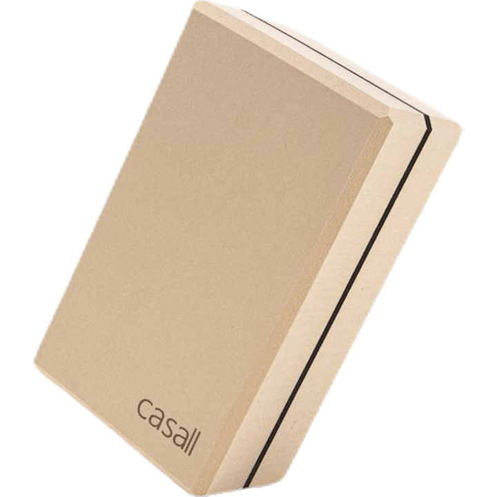 Yoga block bamboo Beige