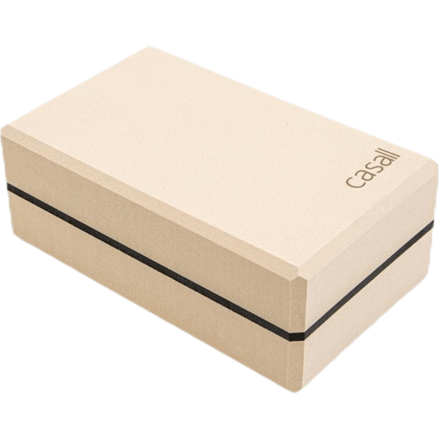 Yoga block bamboo Beige