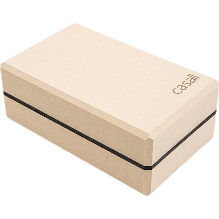 Yoga block bamboo Beige