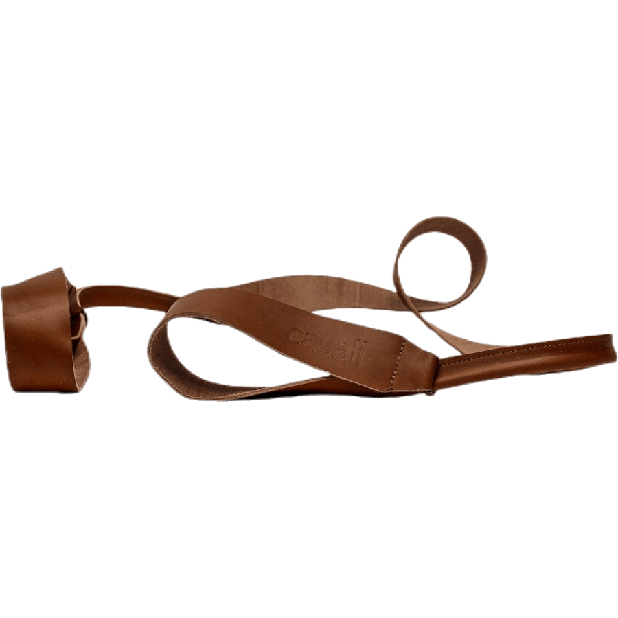 Leather Mat Carry Strap Black