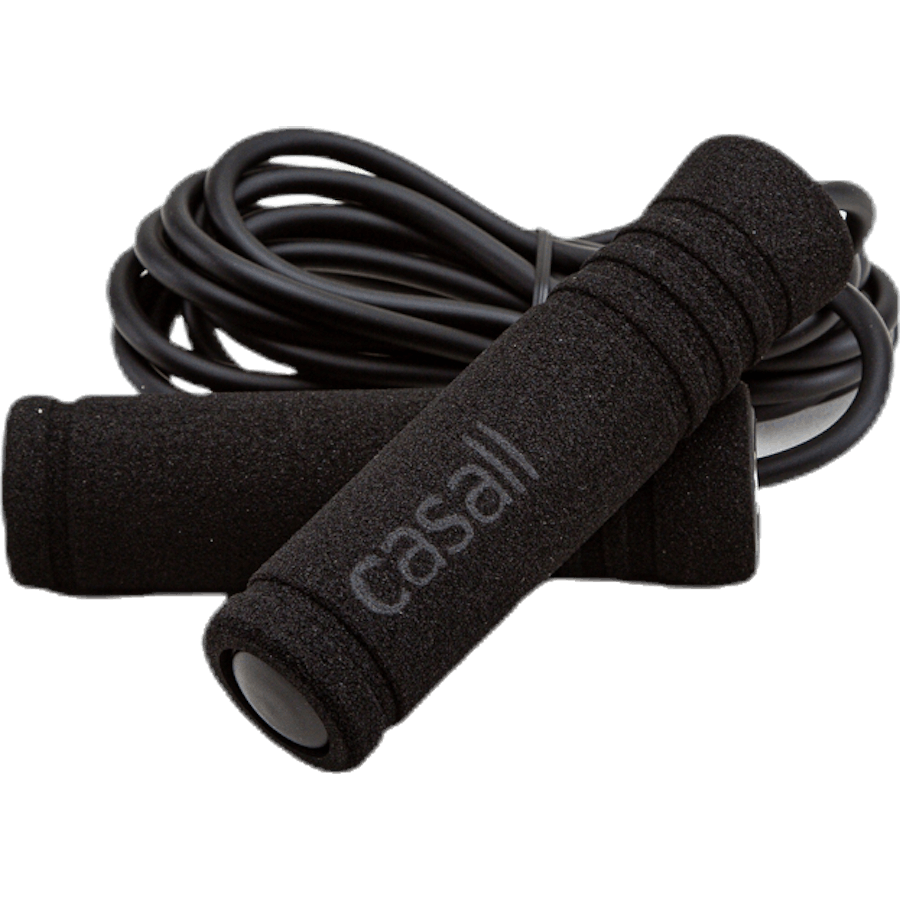Jump Rope Foam Handle Black