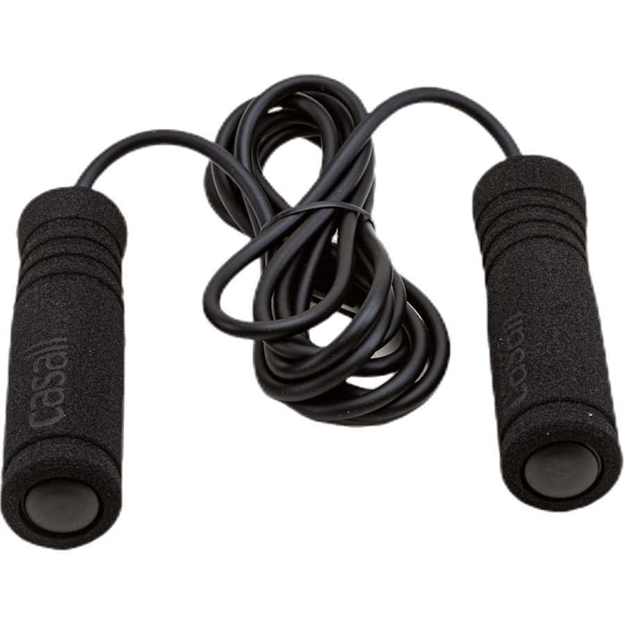 Jump Rope Foam Handle Black