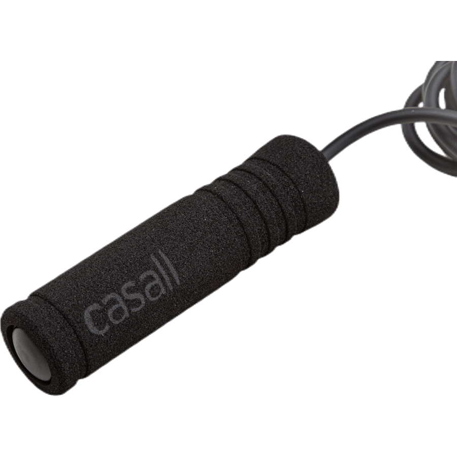 Jump Rope Foam Handle Black