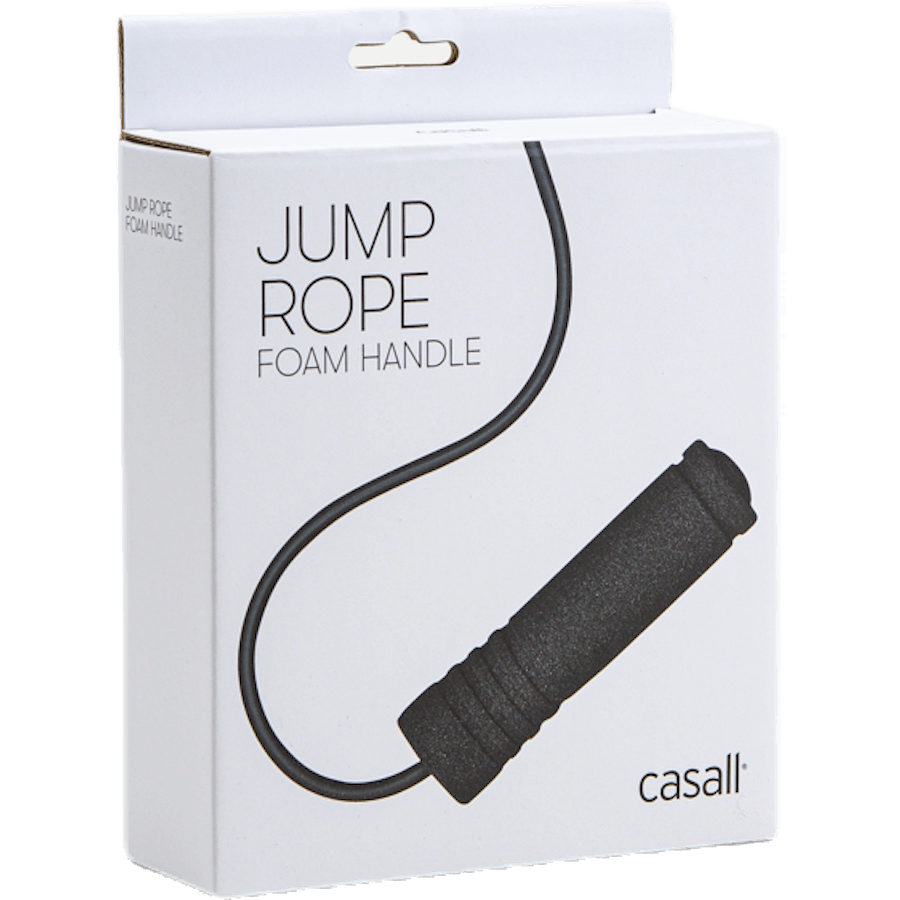 Jump Rope Foam Handle Black