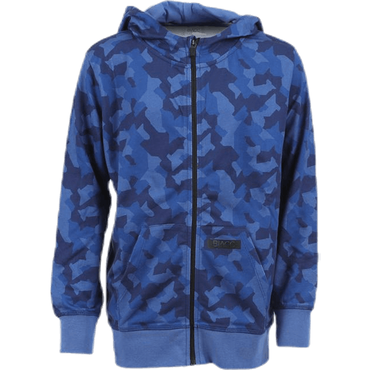 Junior James Camo Zip mustriline/sinine