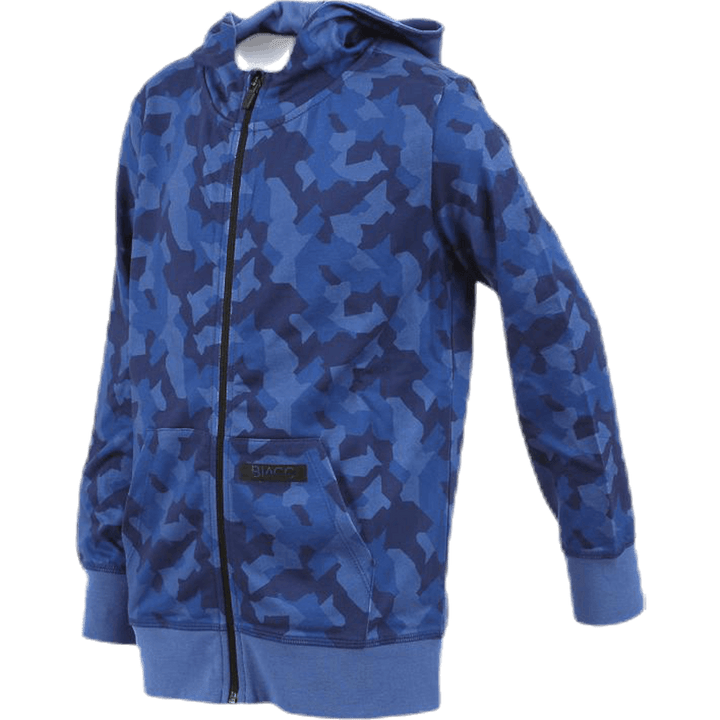 Junior James Camo Zip mustriline/sinine