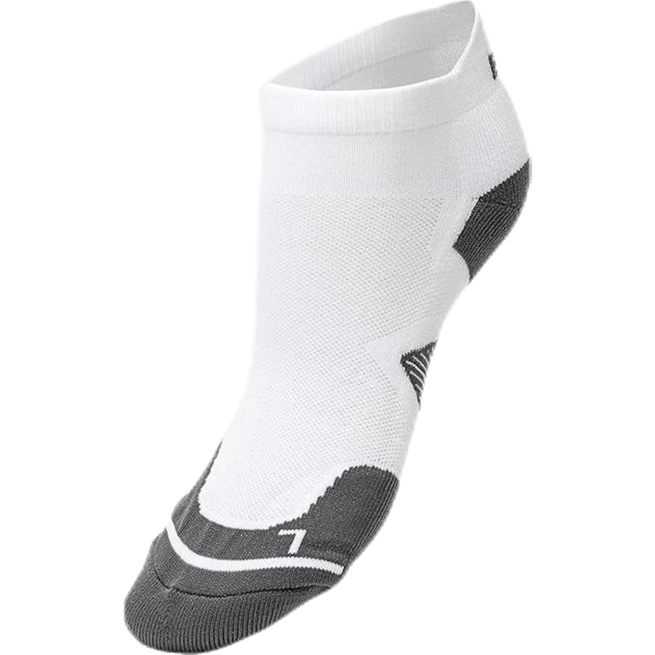 Lot de 2 paires de chaussettes de course blanches/noires