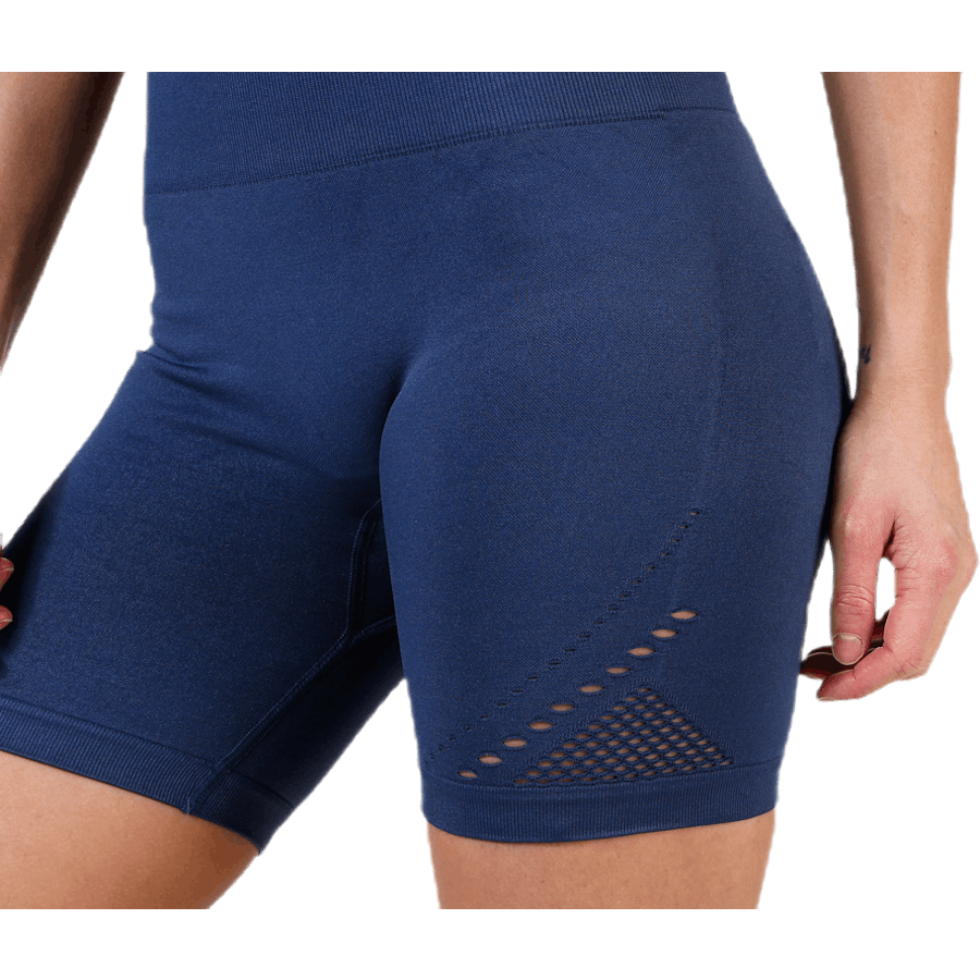 Short sans coutures Abstrict bleu