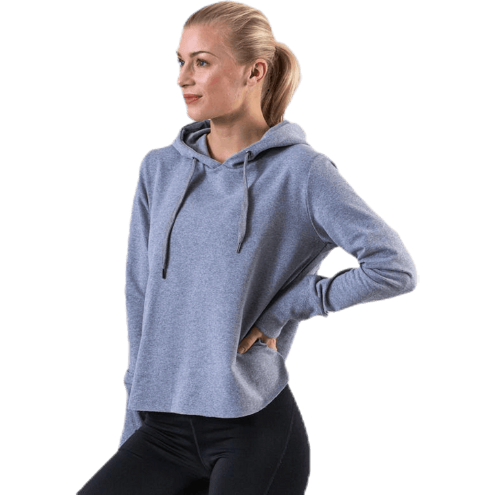 Faye Cropped Hoodie Grey