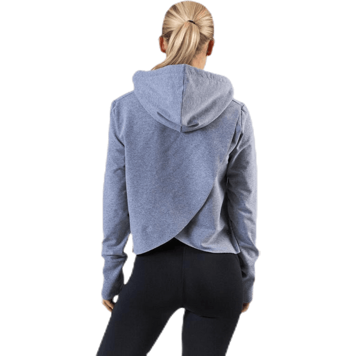 Faye Cropped Hoodie Grey