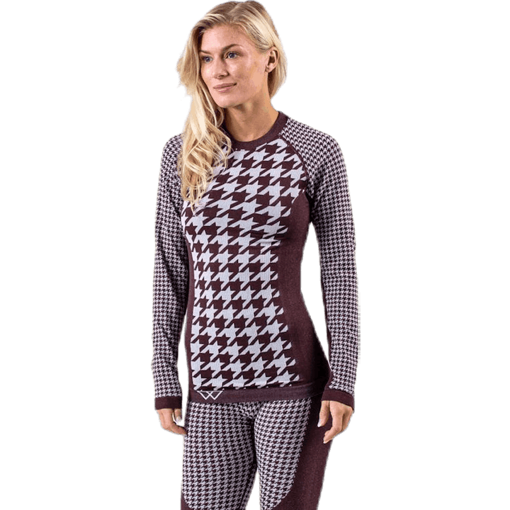 Agnes Top Purple/Brown