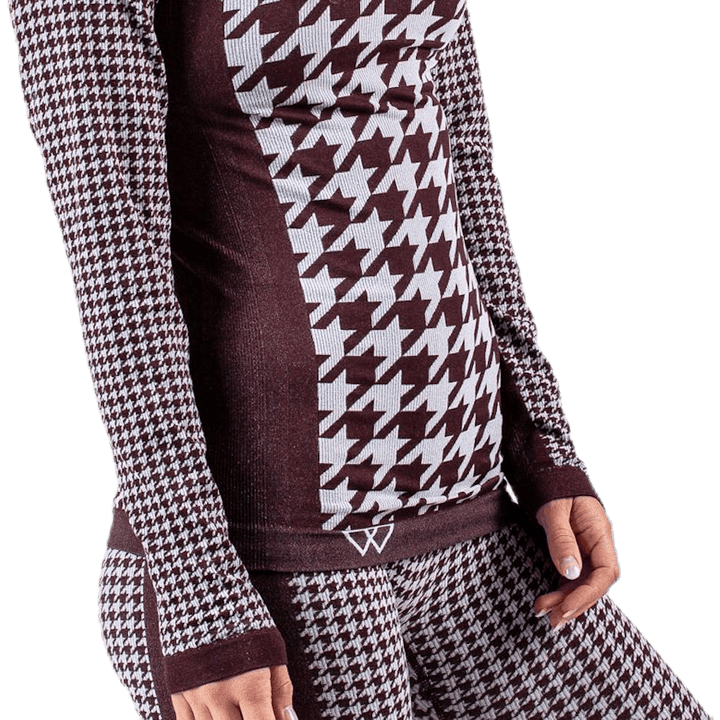 Agnes Top Purple/Brown