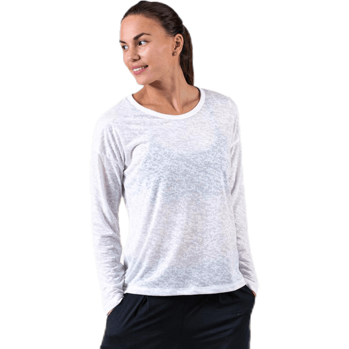 Chakra Langarmshirt Weiß