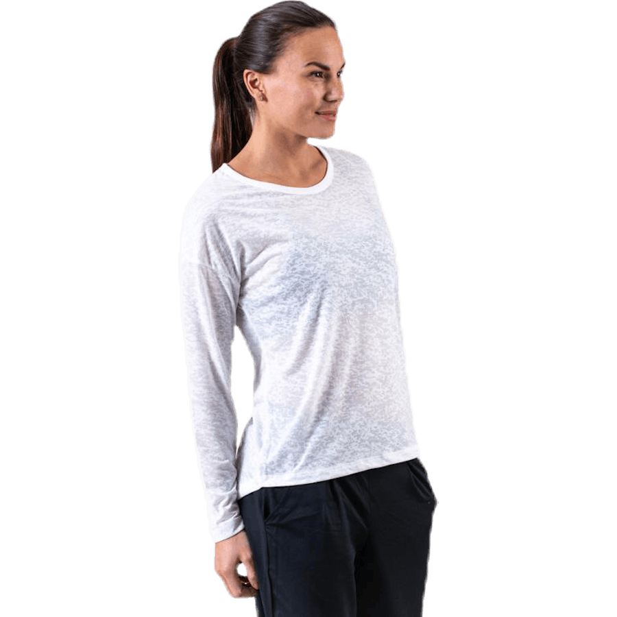 Chakra Langarmshirt Weiß