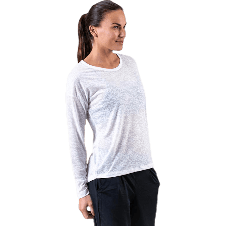 Chakra Langarmshirt Weiß
