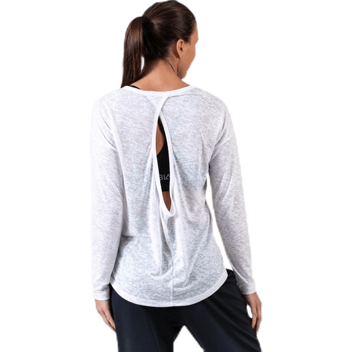 Chakra Langarmshirt Weiß