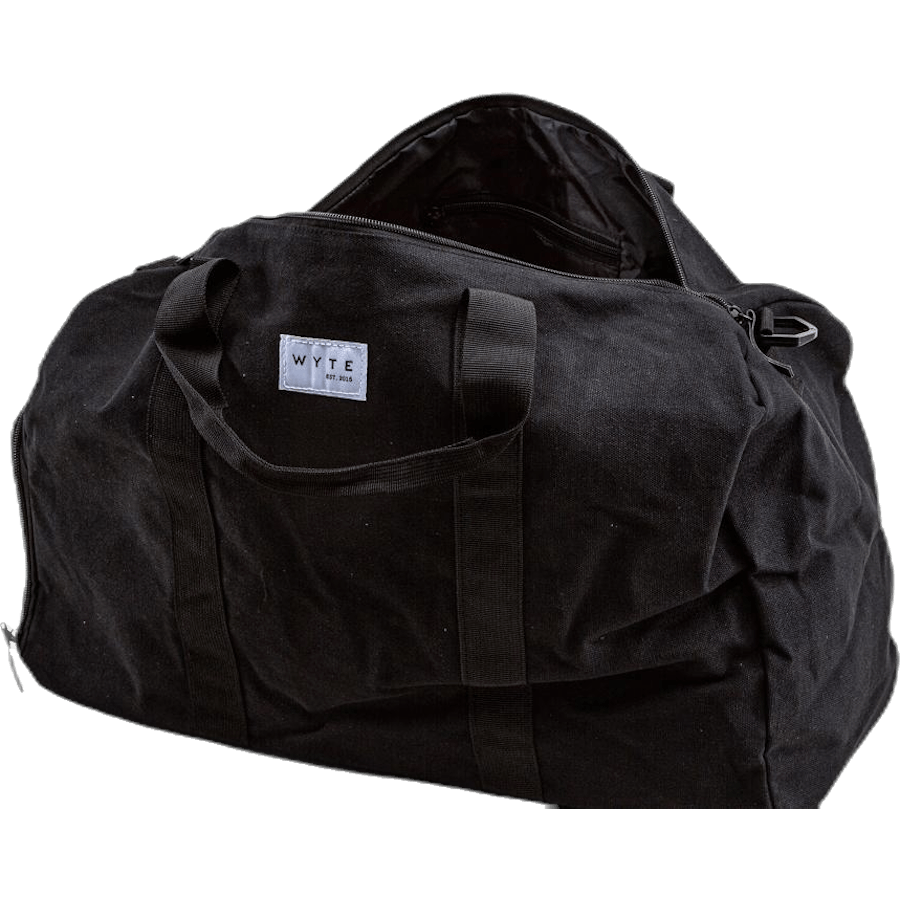 Canvas-Wochenendtasche Schwarz