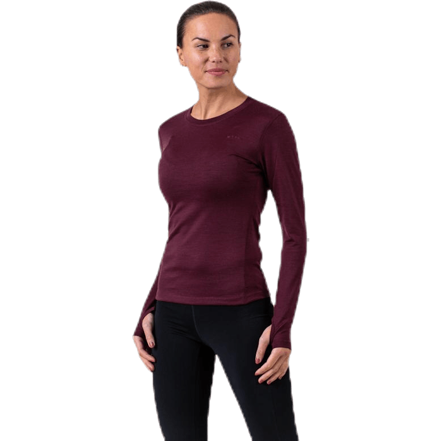Flora Merino LS Purple