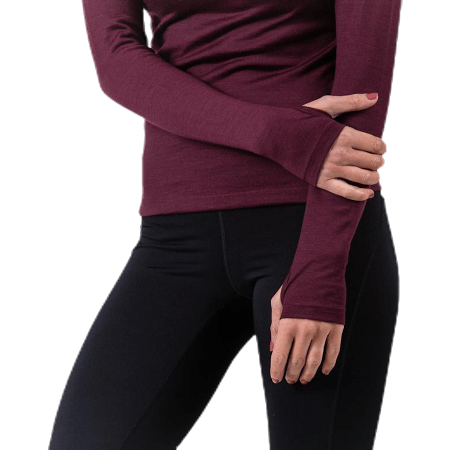 Flora Merino LS Purple