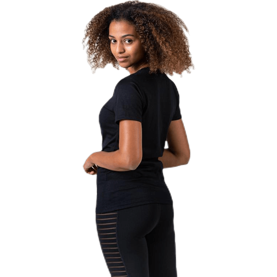 Flora Merino SS Schwarz