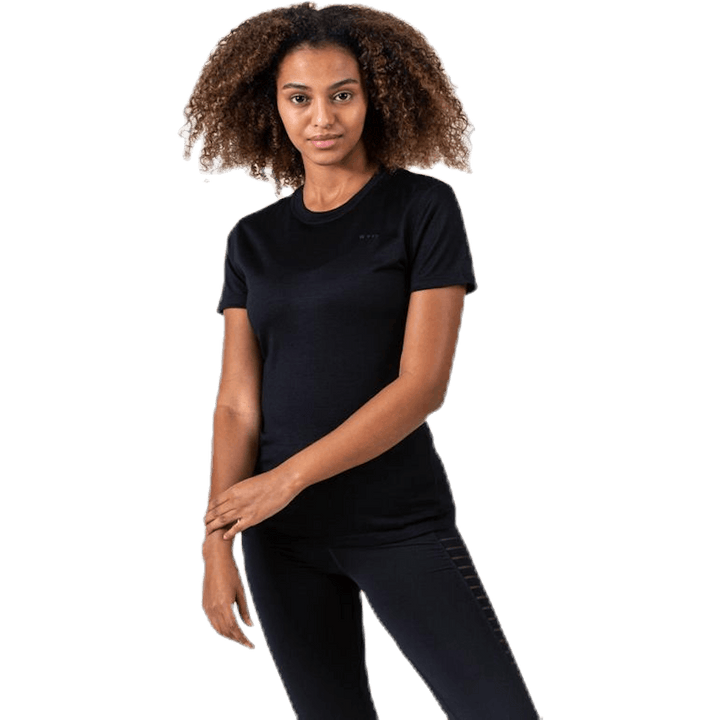 Flora Merino SS Schwarz