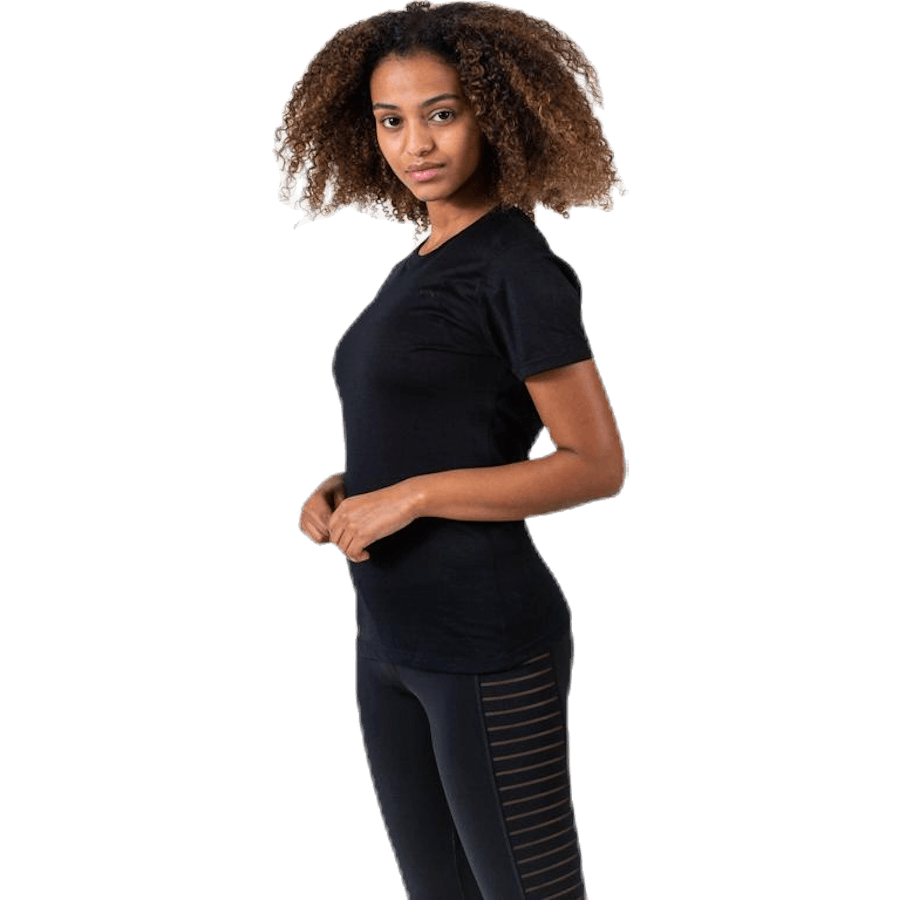 Flora Merino SS Schwarz