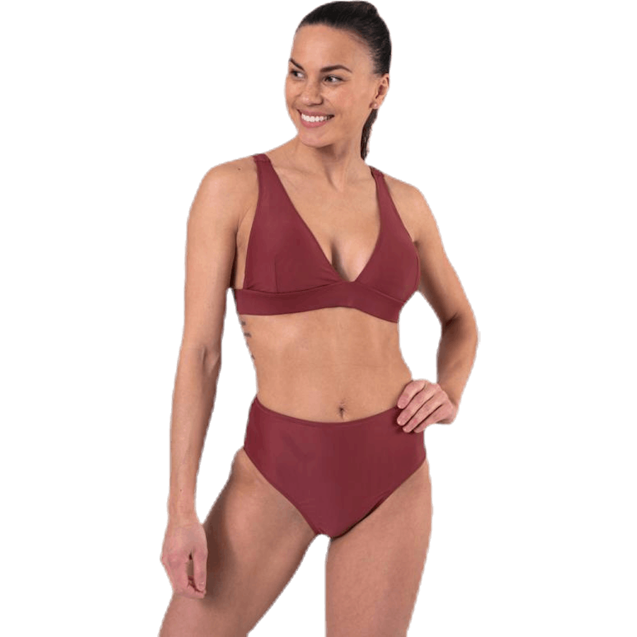 Nalani High Waist Red