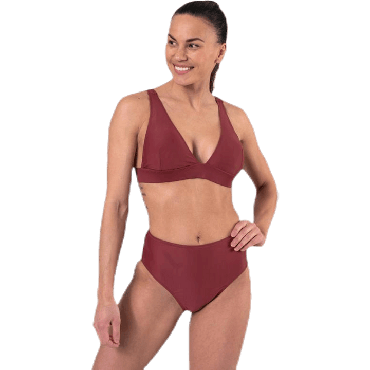 Nalani High Waist Red