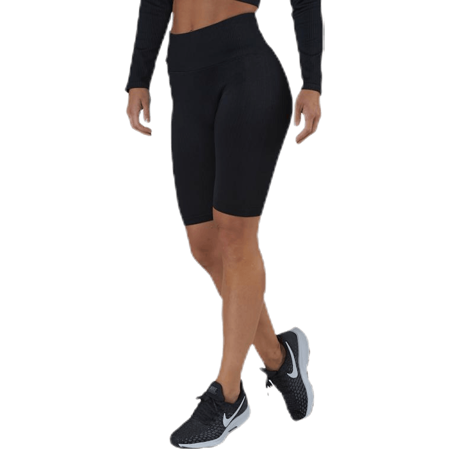 Short côtelé Bonnie noir