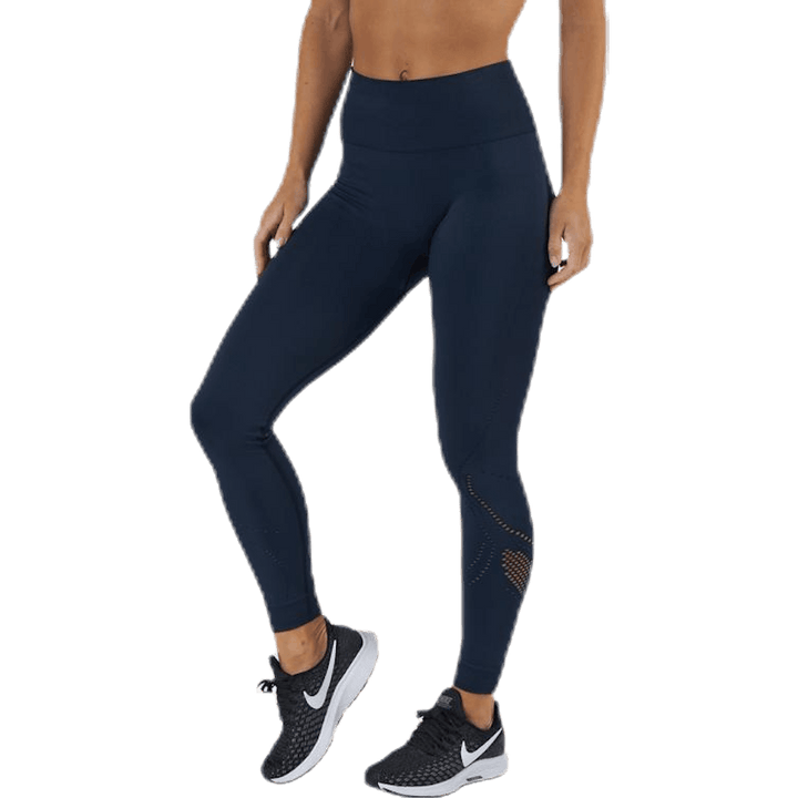 Leggings abstraits sans coutures bleus