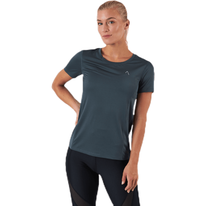 Brick Mesh Tee Green