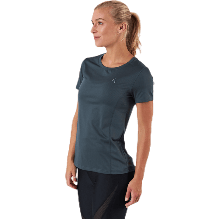 Brick Mesh Tee Green