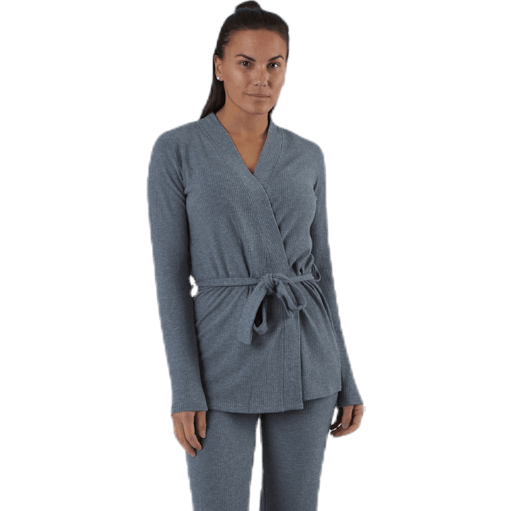 Serenity Rib Kimono Grey