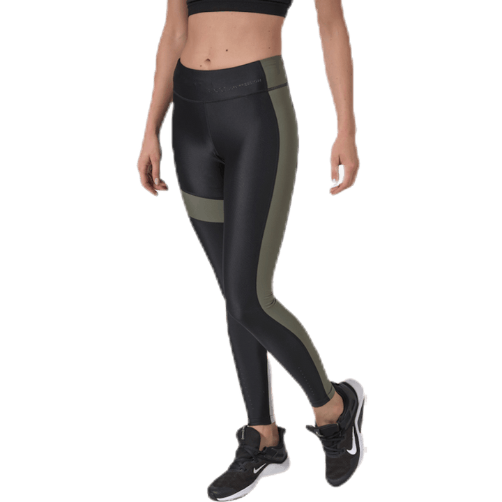 Collants de compression bloqués verts
