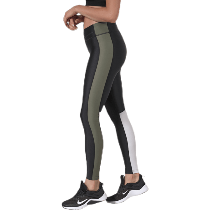 Collants de compression bloqués verts