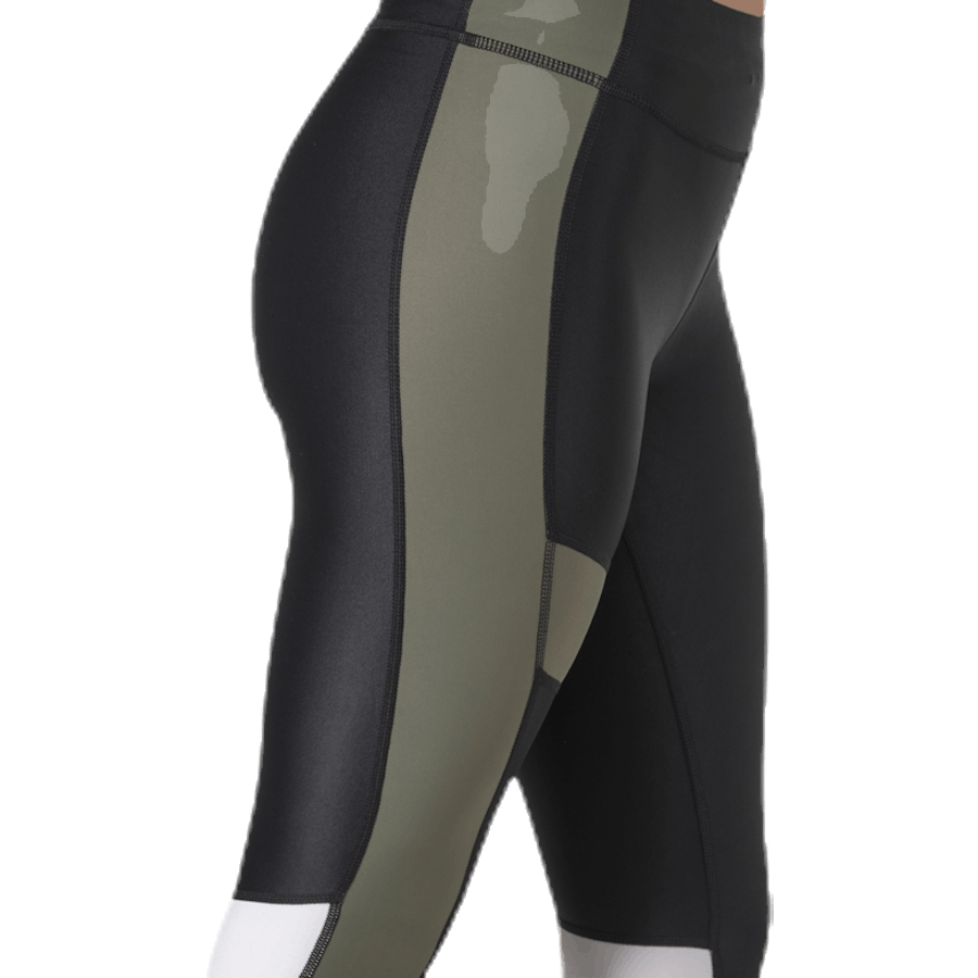 Collants de compression bloqués verts