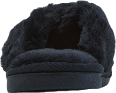 Alie Fluffy Slippers Black