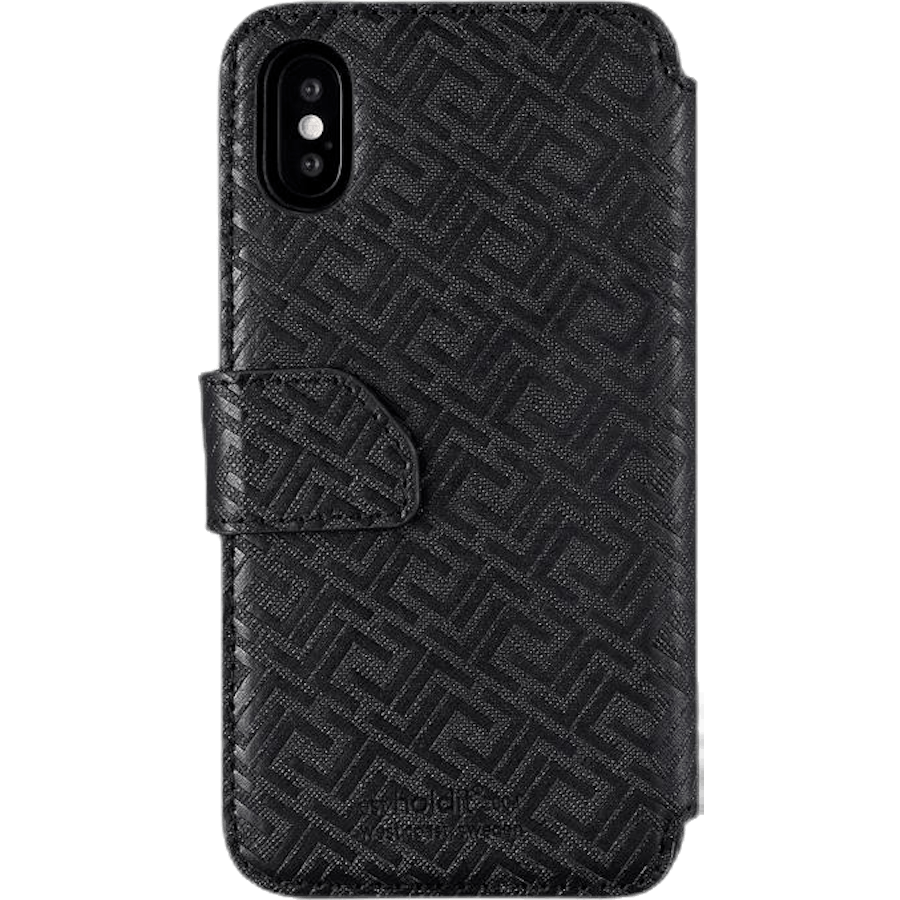Stockholm Wallet Case Magnet iPhone X/XS Black