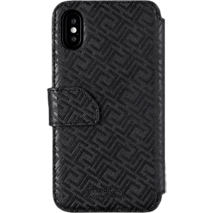 Stockholm Wallet Case Magnet iPhone X/XS Black