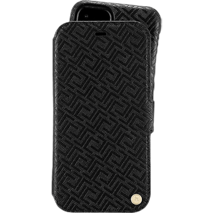 Stockholm Wallet Case Magnet iPhone 11 Black