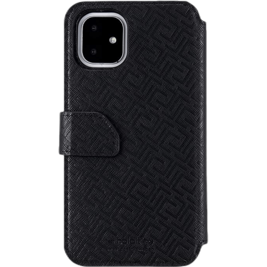 Stockholm Wallet Case Magnet iPhone 11 Black
