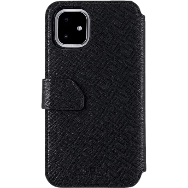 Stockholm Wallet Case Magnet iPhone 11 Black