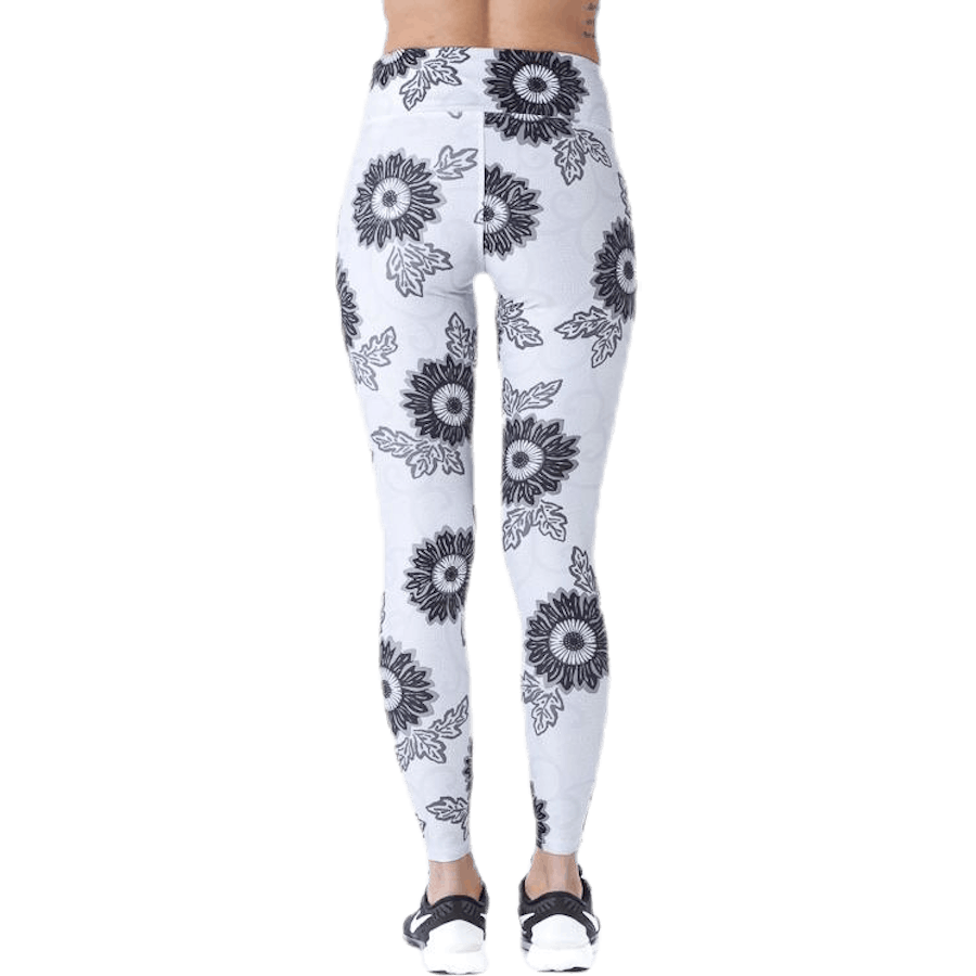 Floral Ath Strumpfhose Gemustert/Grau