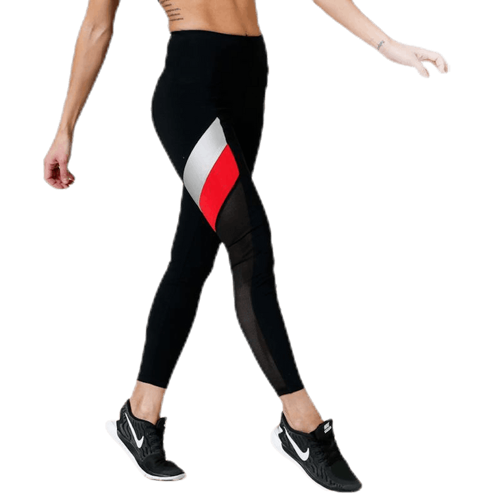Uplift Block Tights Black/Red