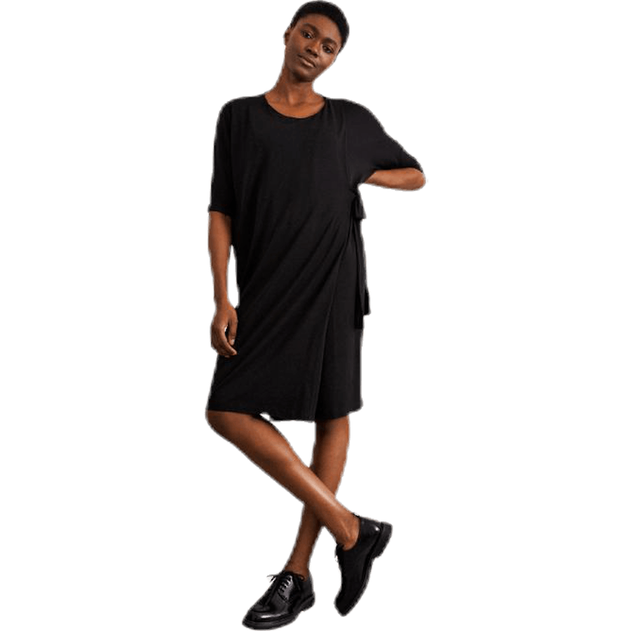 Wonton Dress Black