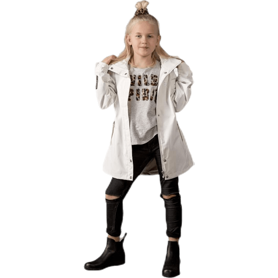 Ava 2 couches imperméable Jr blanc