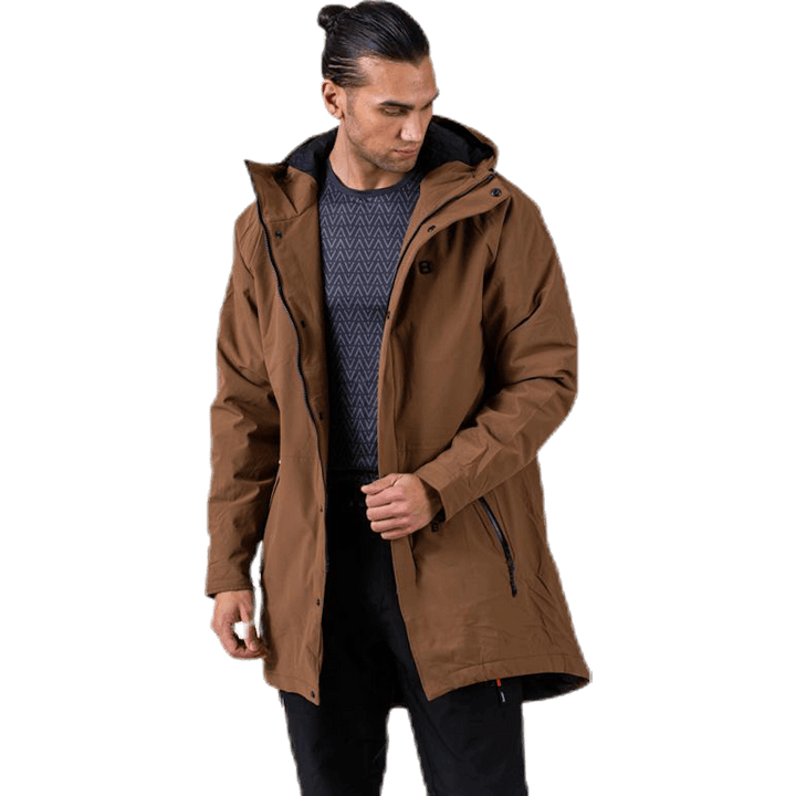 Heat Grip Coat Brown