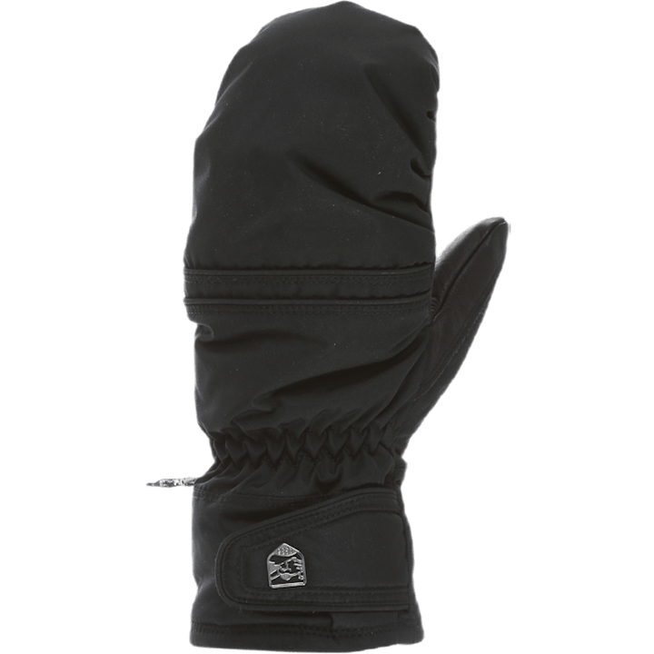 Primaloft Leather Mitt Black